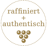 Label raffiniert und authentisch